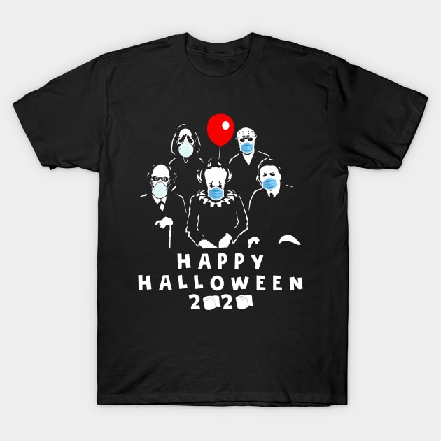 Friends Horror Movie Creepy Happy Halloween 2020 T-Shirt by kikiao